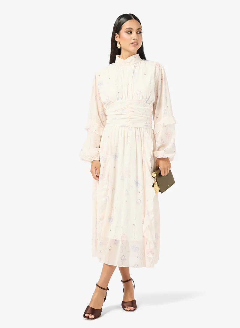 Khizana Floral Print Dess